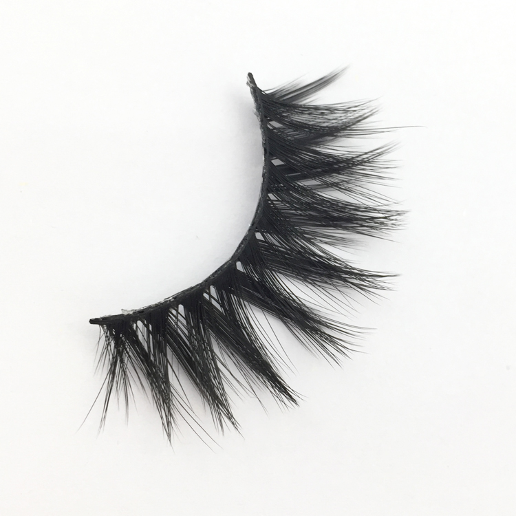 3D Handmade Lashes 100% Layered Natural Effect cruelty free 3d silk lashes faux mink eyelashes XJ18